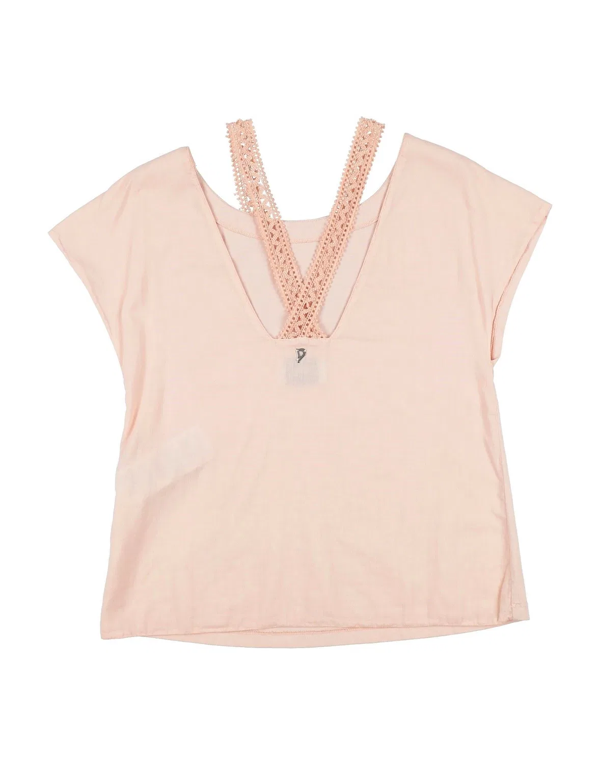 Детская футболка для девочек с логотипом Dondup, Light Pink — фото 2