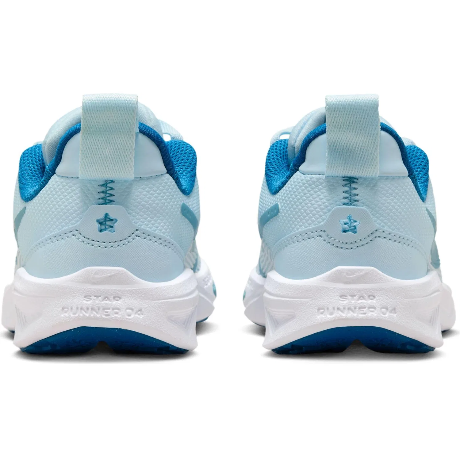 Детские кроссовки для мальчиков с сетчатым верхом NIKE Star Runner 4 NIKE, Glacier Blue Denim Turq Astronomy Blue — фото 2