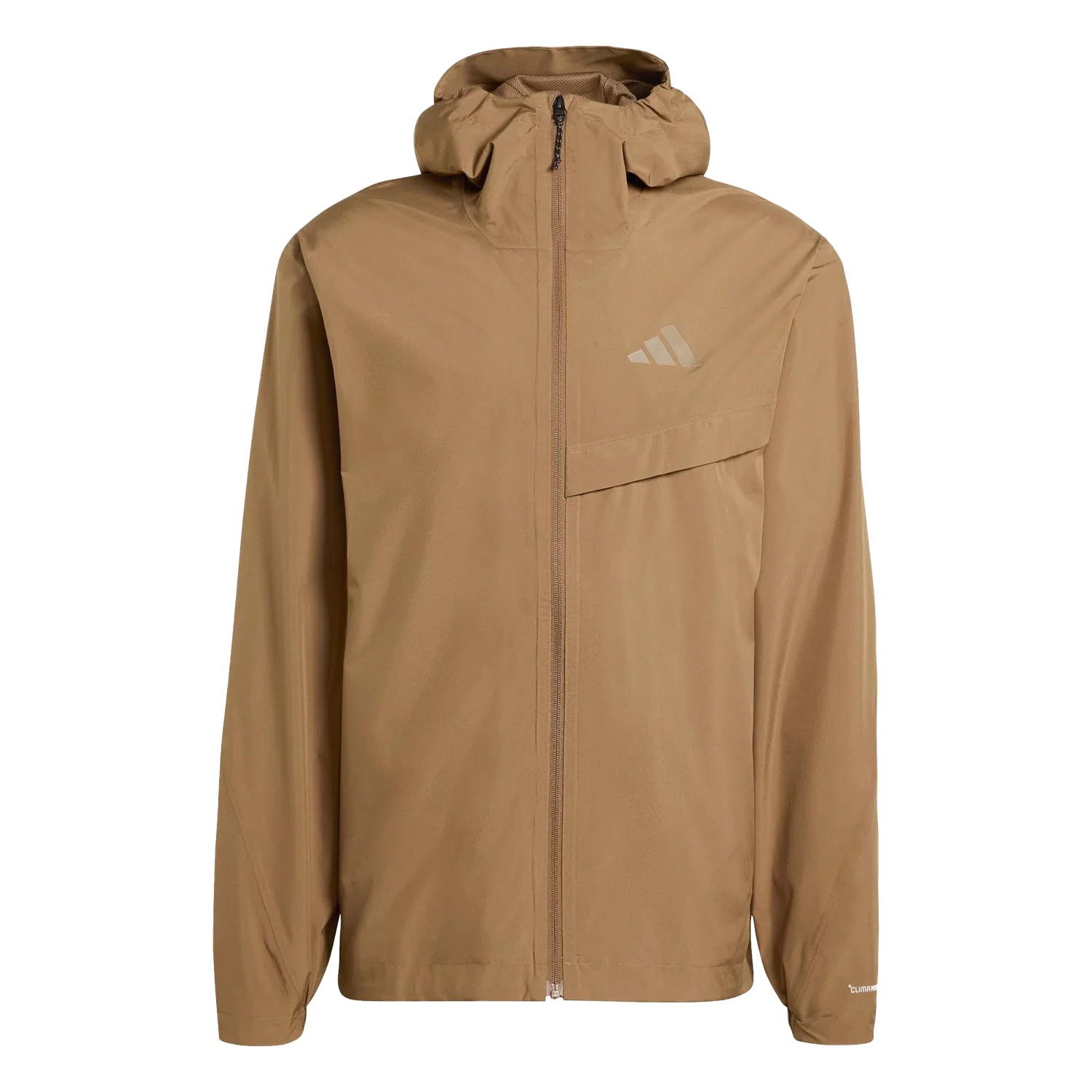 Мужская дождевая куртка с двухслойной мембраной Adidas TERREX MULTI 2 LAYER CLIMAPROOF, коричневый