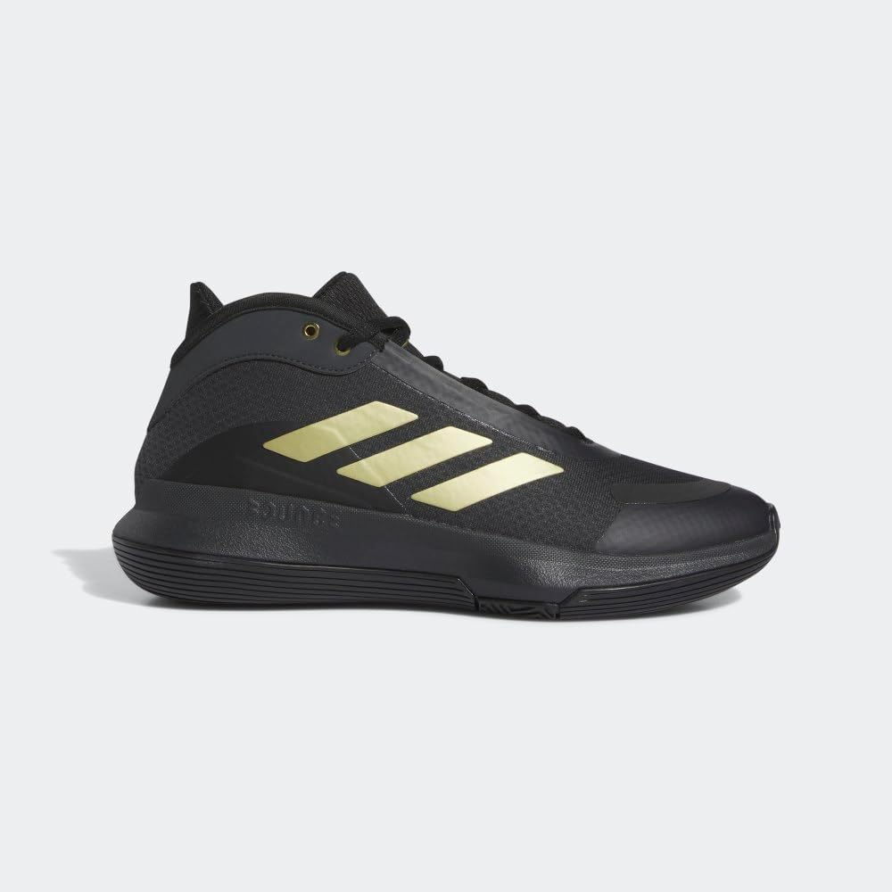 Кроссовки Adidas Bounce Legends унисекс для взрослых, черный/золотой — фото 3