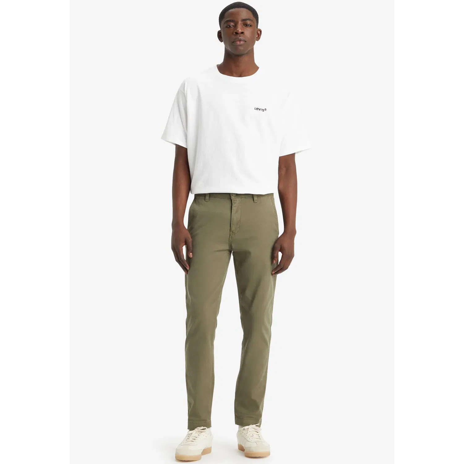 Мужские чиносы зауженные Levi's, Bunker Olive Shady G — фото 2