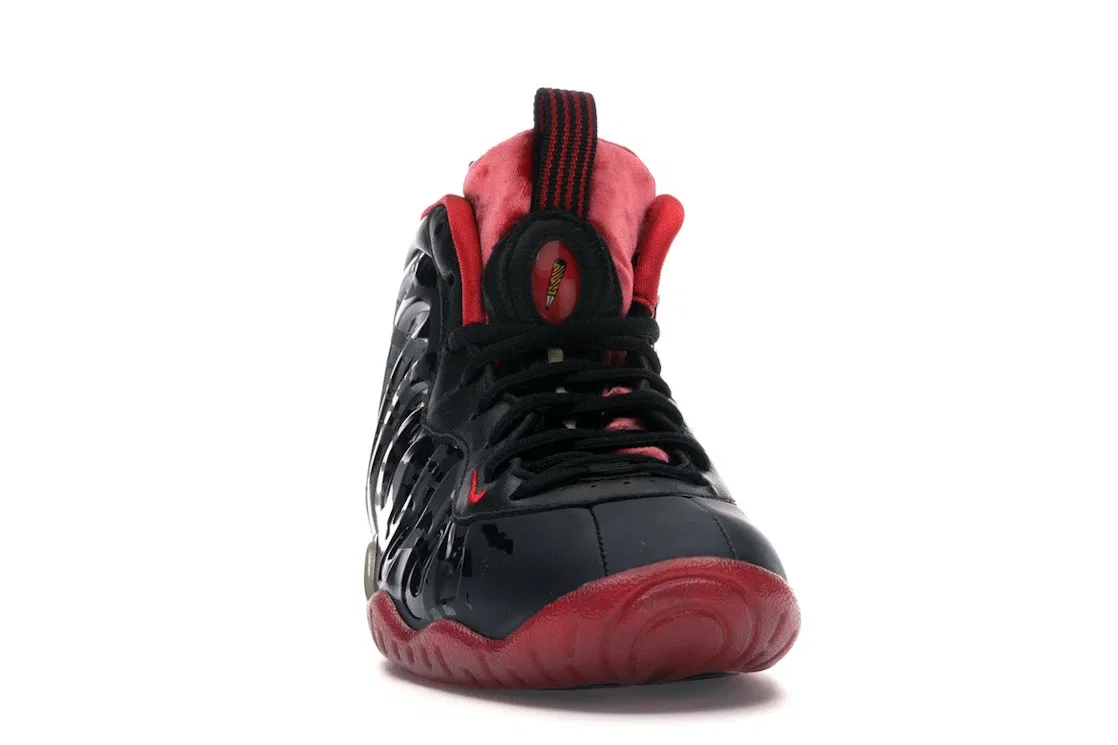 Детские кроссовки на Хэллоуин с принтом Dracula Nike, Black/University Red-Metallic Gold — фото 2