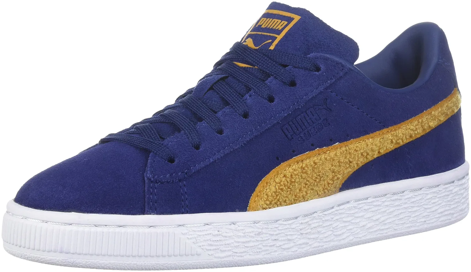 Детские кроссовки для мальчиков классические PUMA, Blue Depths Inca Gold