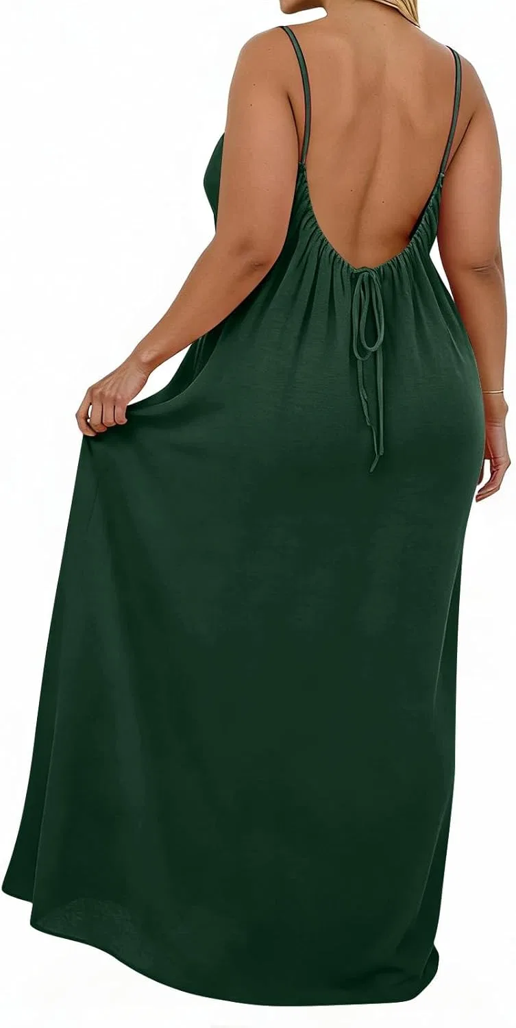 Женское облегающее мини-платье без бретелек с открытой спиной, Dark Green — фото 4