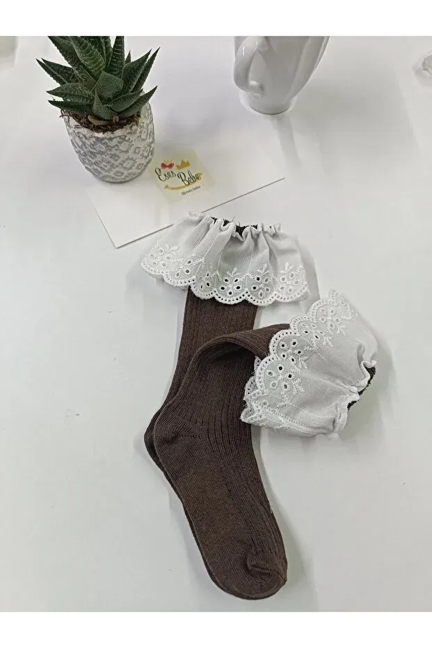 Детские носки для новорожденных с принтом Eses Bebe, Brown