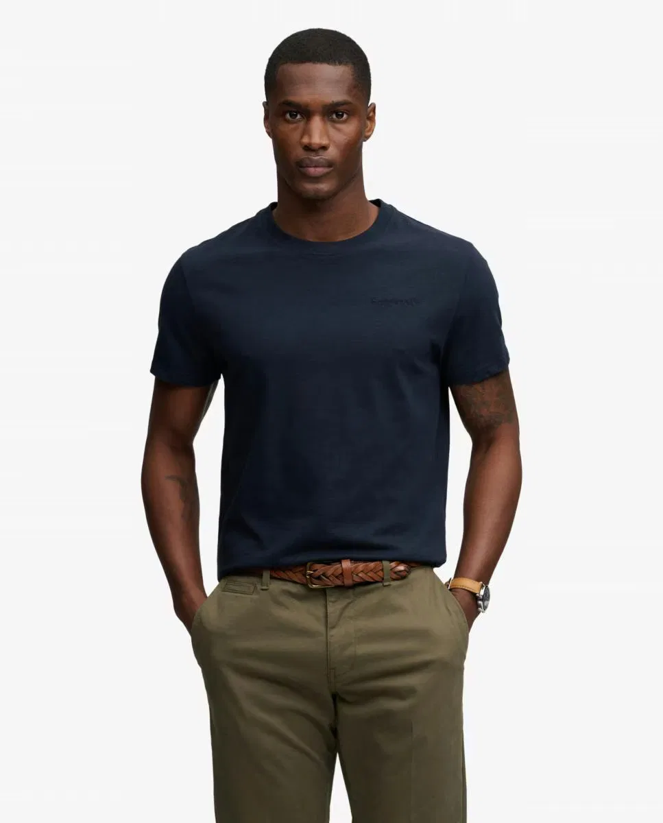 Мужская футболка, Essential Company Logo, Superdry, темно-синий