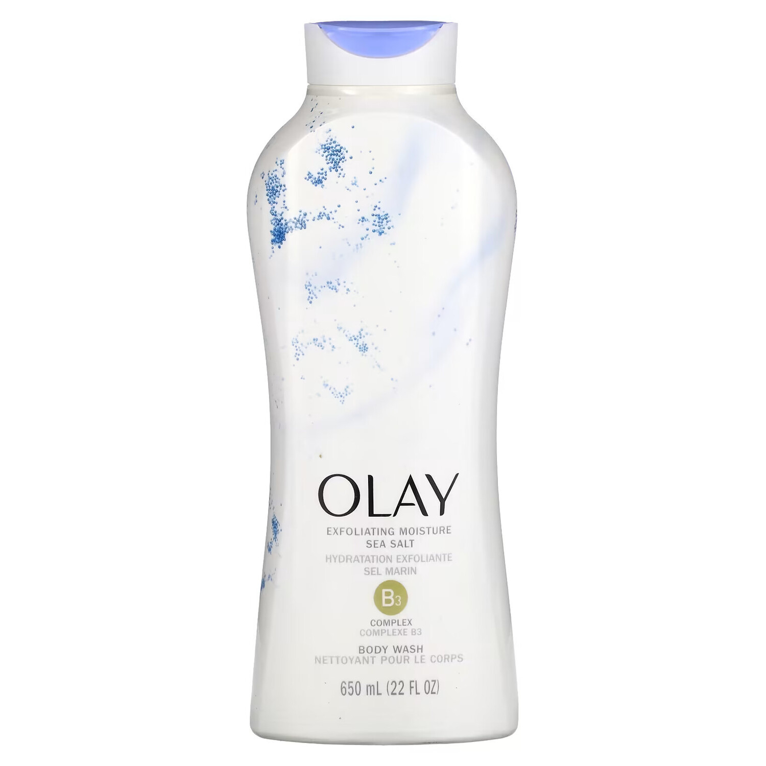 

Olay, Отшелушивающий гель для душа для ежедневного использования, с морской солью, 650 мл (22 жидк. унции)