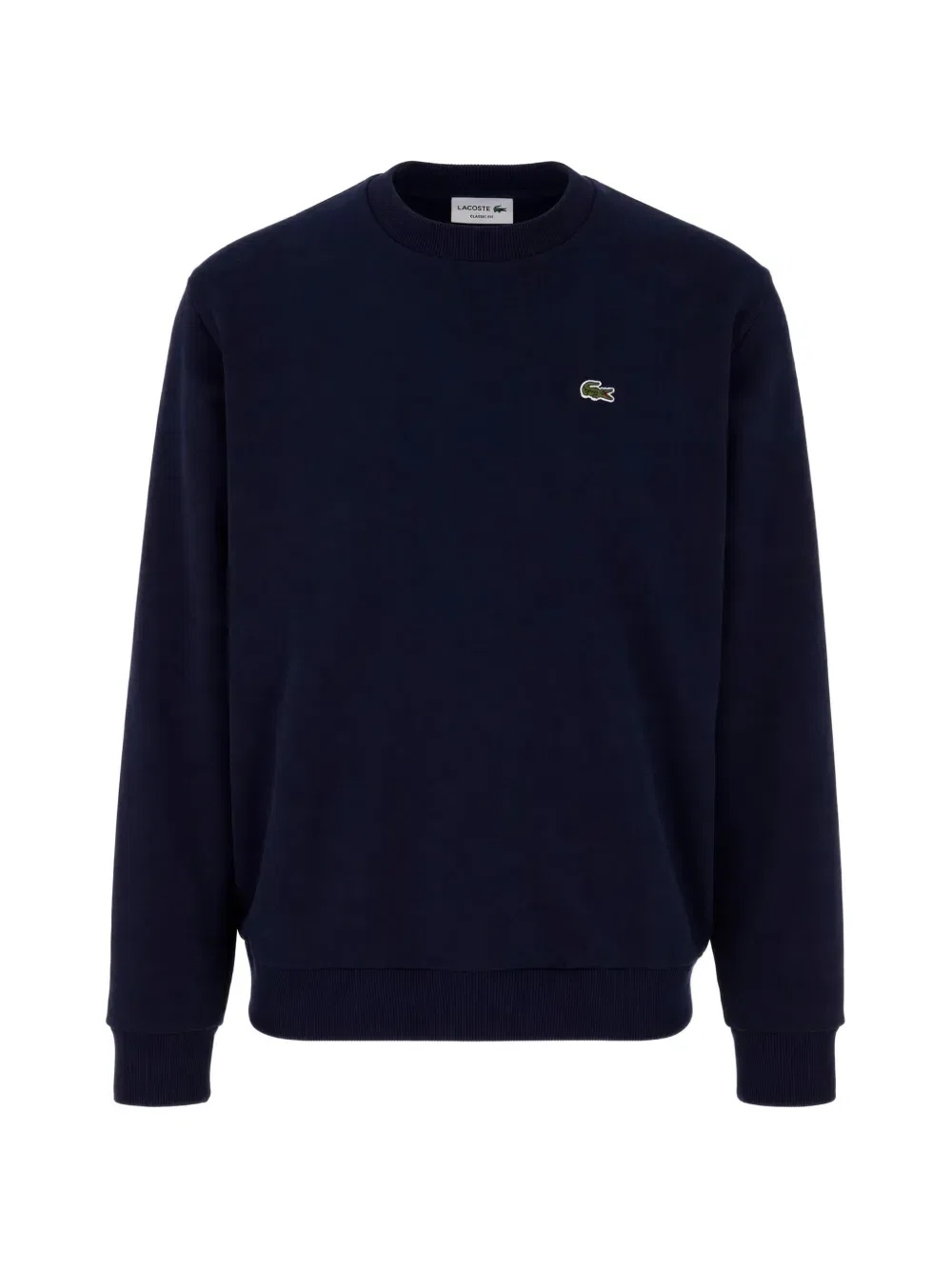 Свитшот хлопковый Lacoste, темно-синий
