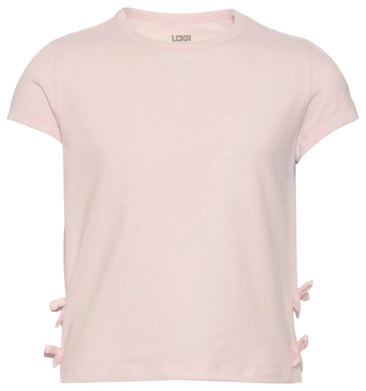 Детская футболка для девочек с боковыми бантами Bow T-Shirt LCKR, синий