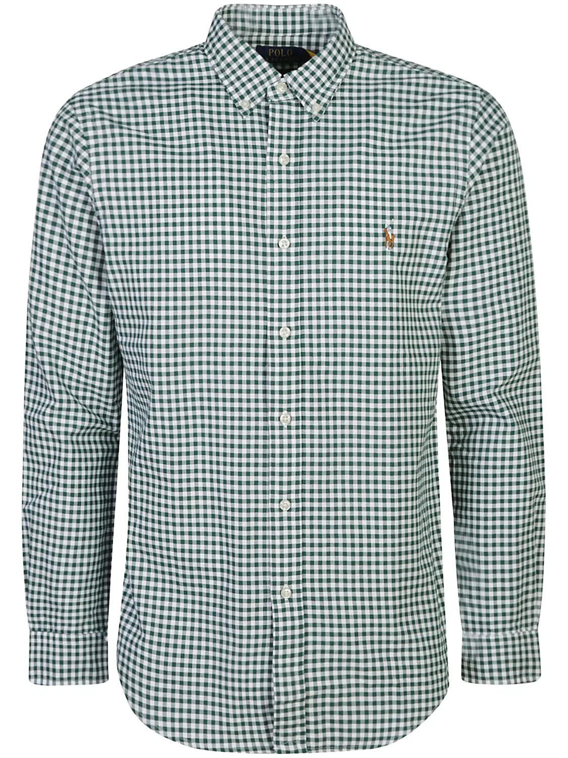 Рубашка с клетчатым рисунком Polo Ralph Lauren, зеленый