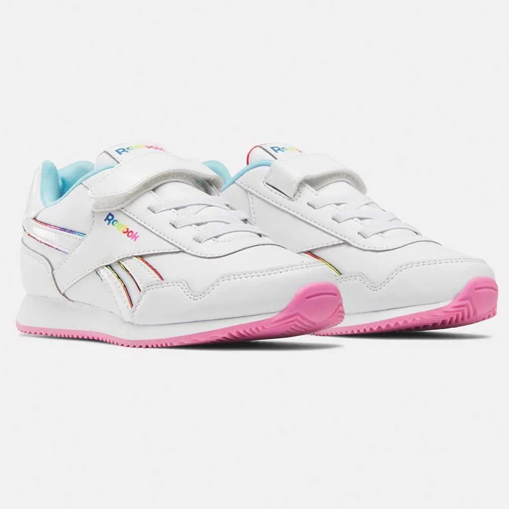 Детские кроссовки для девочек с закрытым носком Royal Cl Jog 3.0 1v Reebok, Red Vector — фото 4