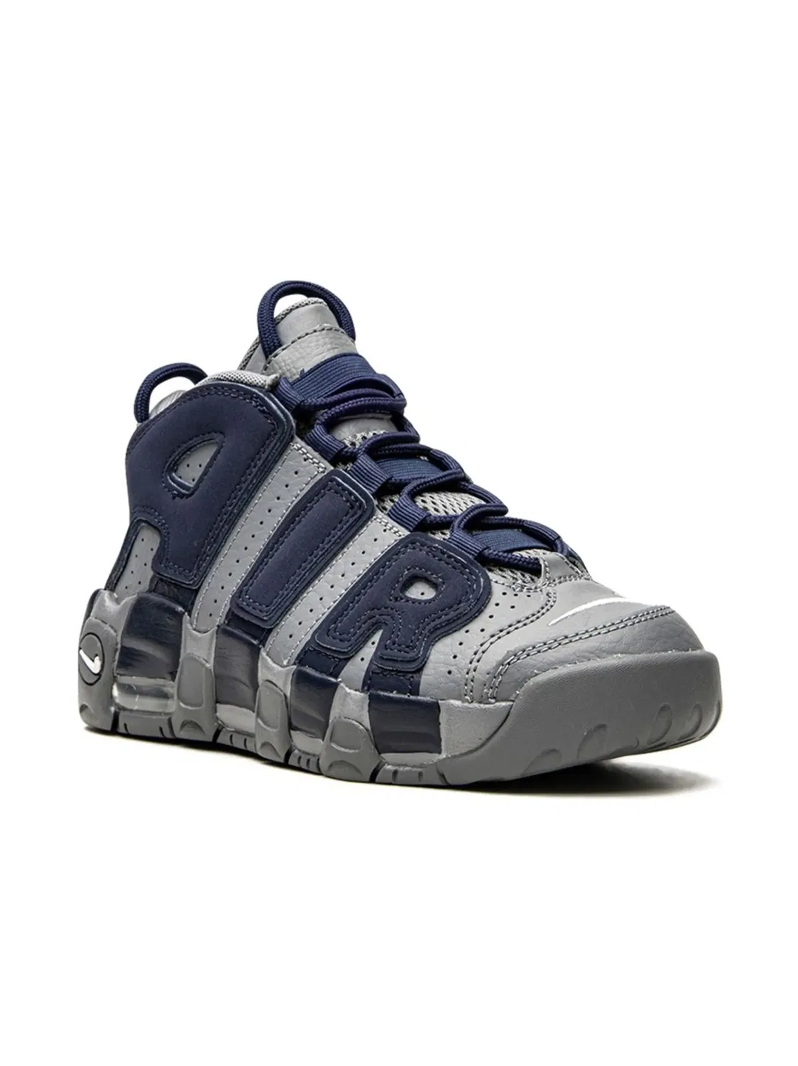 Кроссовки Nike Air More Uptempo "Georgetown", современный серый/темно-синий