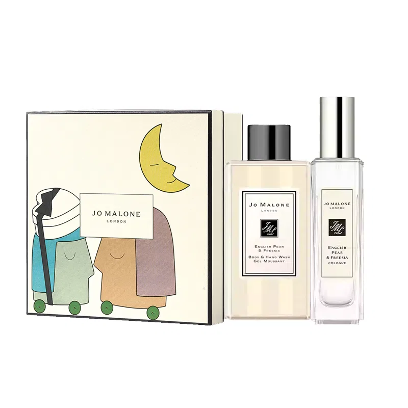Парфюмерный набор English Pear & Freesia, Jo Malone London, 30 мл + гель для душа 100 мл, Black