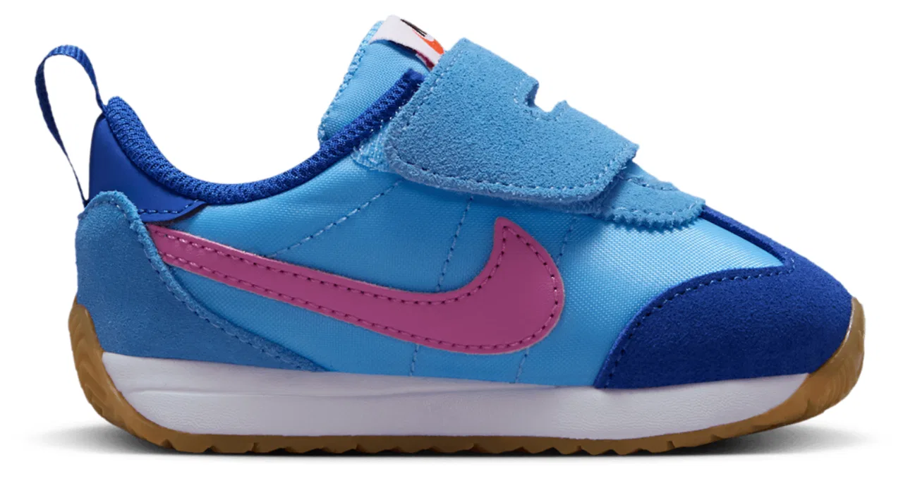 Детские кроссовки для мальчиков с замшевыми вставками Nike Pacific, Nike, Football Blue Game Royal Playful Pink
