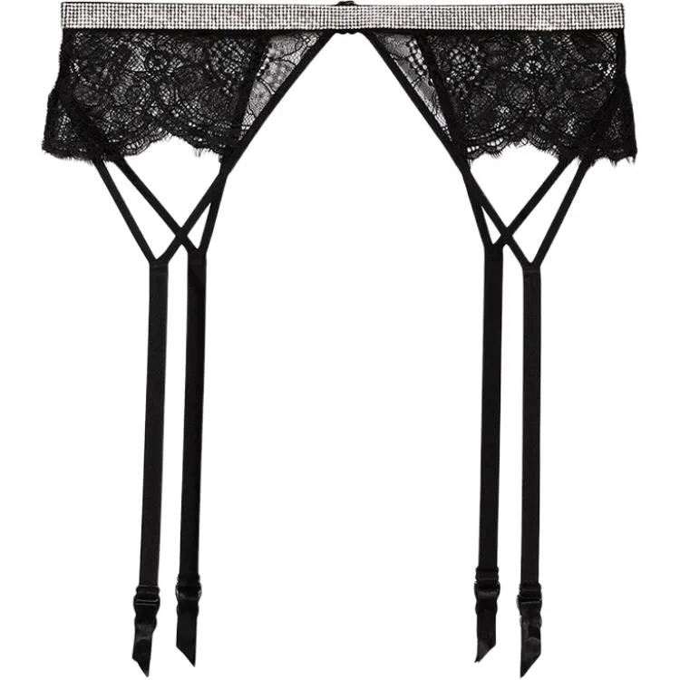 Женский пояс для чулок Black Victoria's Secret