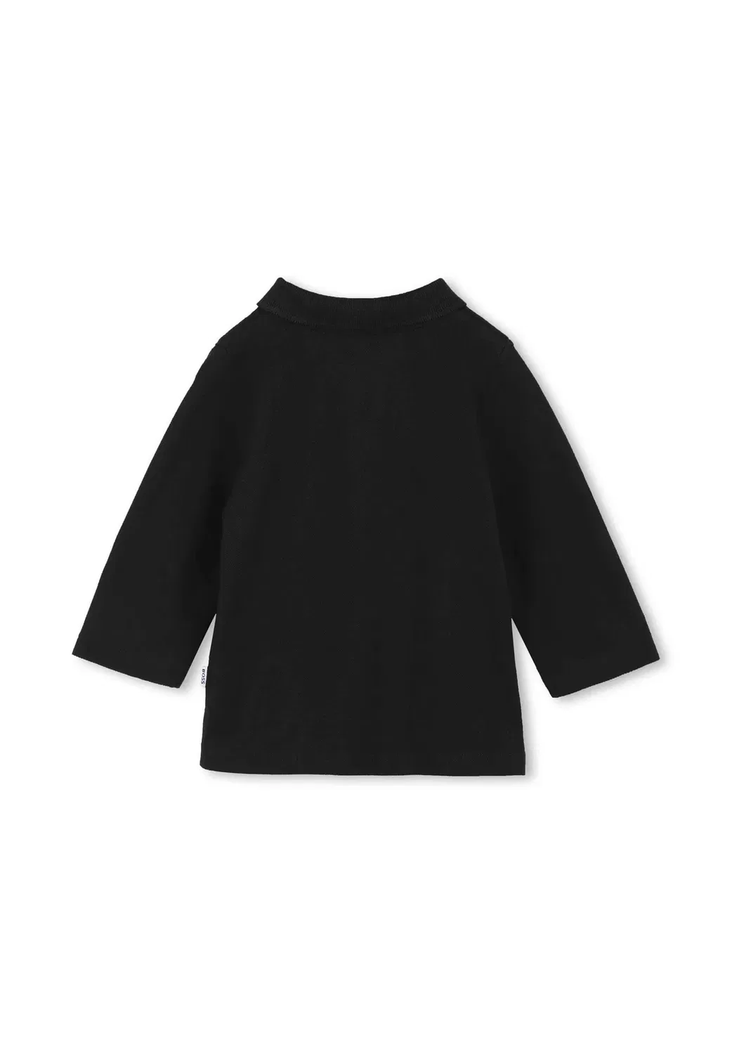 Polo manches longues - рубашка поло Boss Kidswear, Black — фото 2