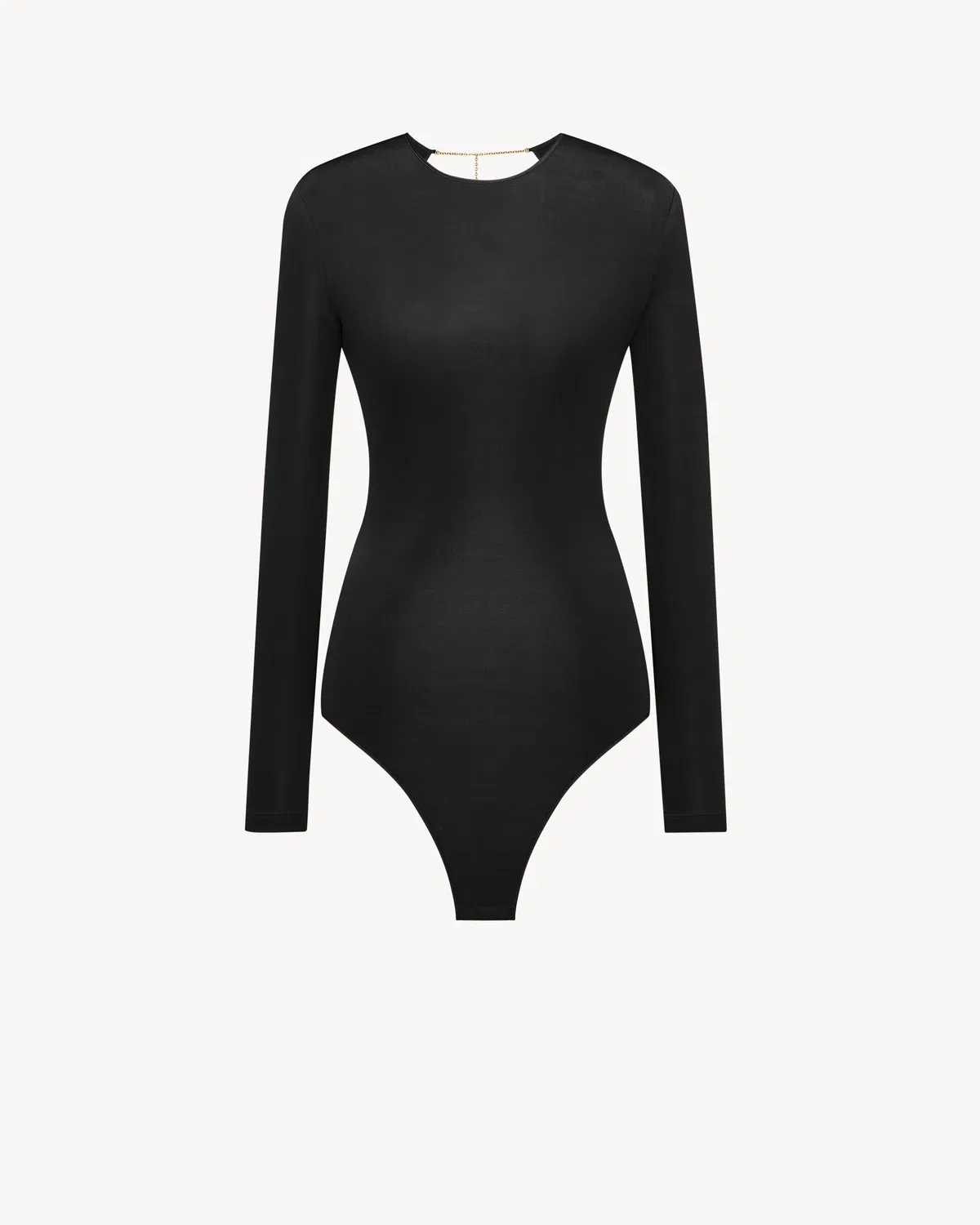 SAINT LAURENT Боди CASSANDRE из джерси с открытой спиной