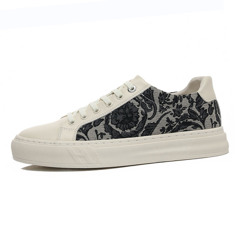 

SENJIALUO Нескользящие, износостойкие, легкие, дышащие низкие кроссовки для скейтбординга, белые, мужские