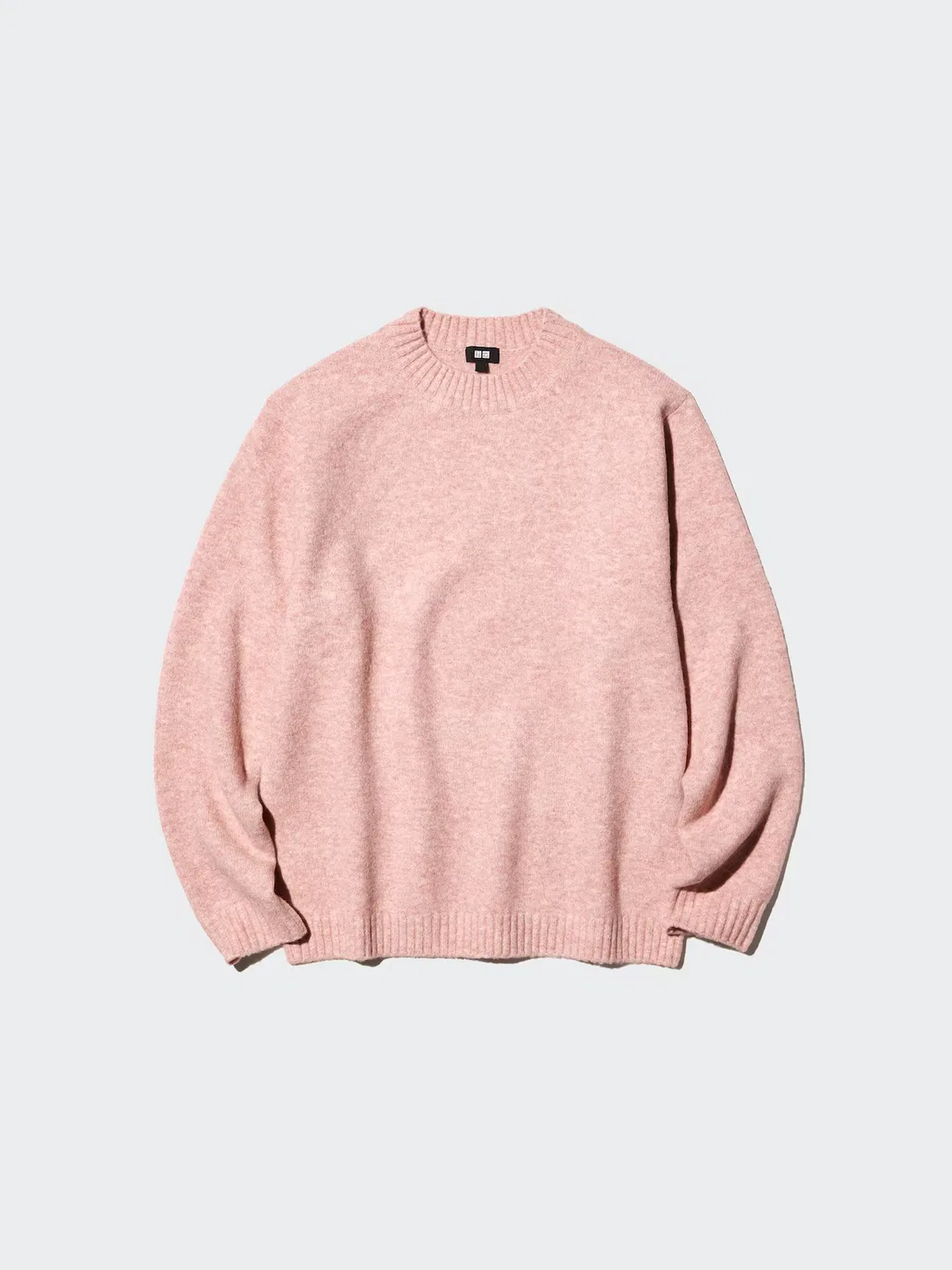 Свитер Uniqlo Souffle, мягкая пряжа, темно-синий — фото 4