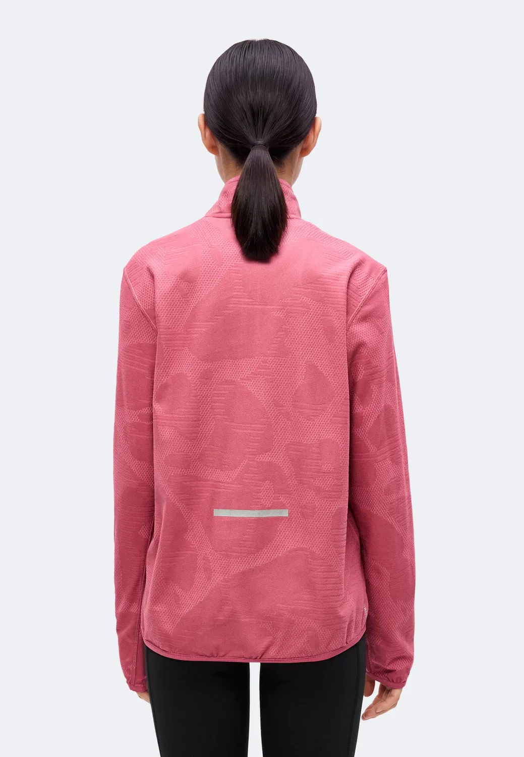 Adi365 half zw - топ с длинными рукавами Adidas Performance, Dual Magenta — фото 3