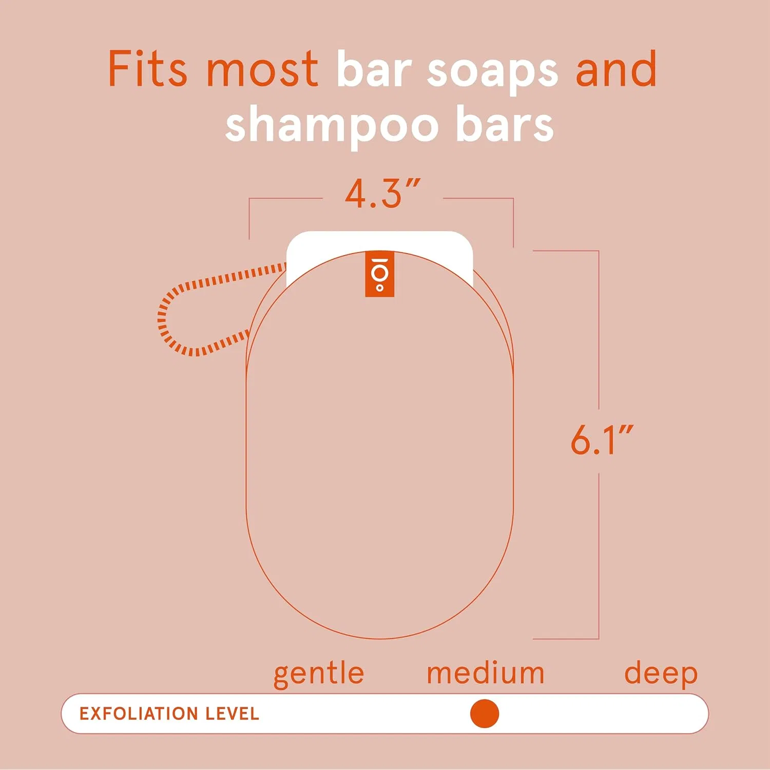 Пилинг-мешочки для мыла Bath & Body Peeling Soap Savers, набор 3 шт, Cleanlogic — фото 3