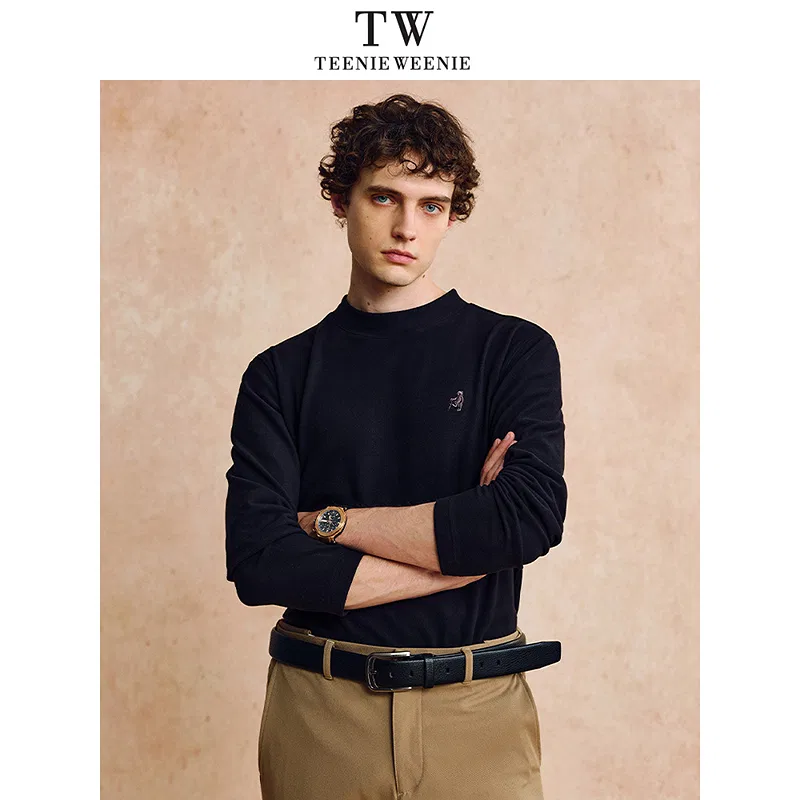 Детская футболка с принтом Evergreen Preppy Style Teenie Weenie Men, Черный — фото 4