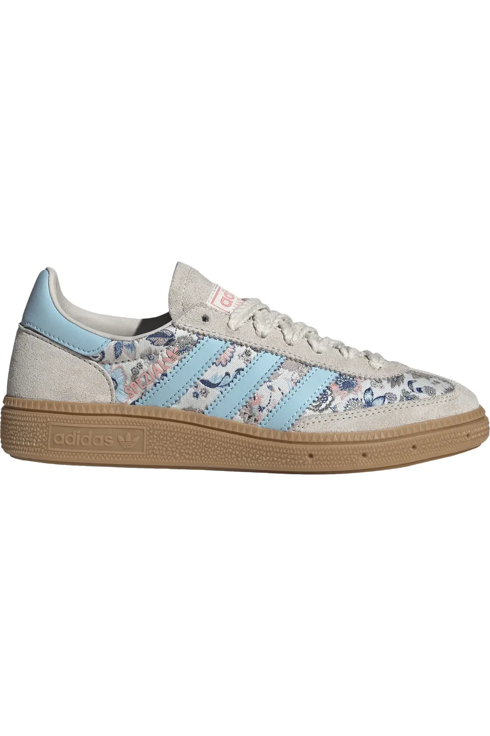 Детские кроссовки для гандбола Handball Spezial adidas, Off White/Icey Blue/Gum — фото 3