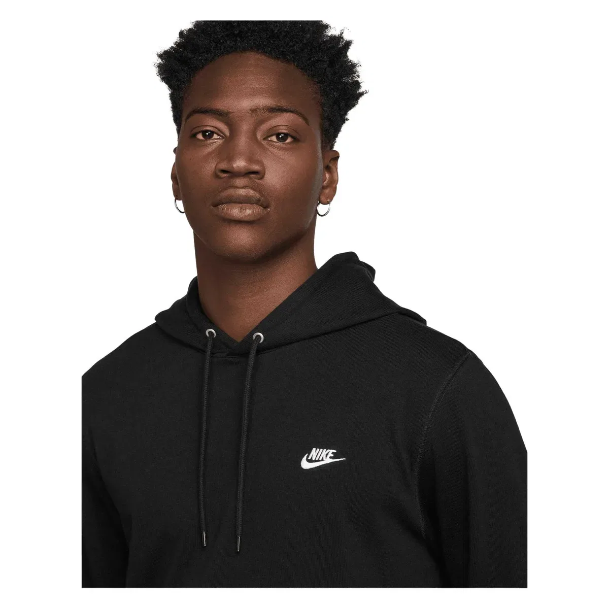 Худи из футера Club Nike, Black — фото 3