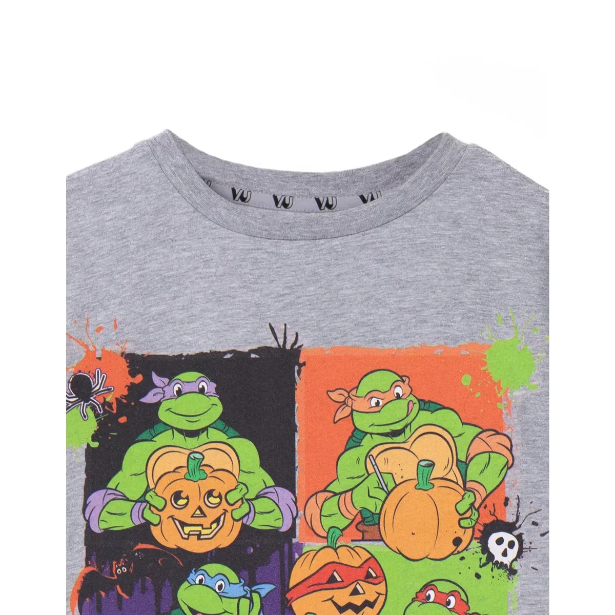 Детская футболка с коротким рукавом Boo crew Teenage Mutant Ninja Turtles, Grey — фото 3