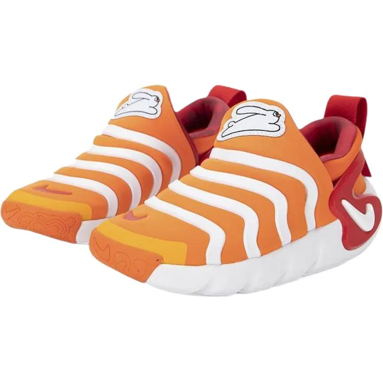 Детские кроссовки для мальчиков с принтом Dynamo GO SE PS Rabbit Nike, Safety Orange — фото 4