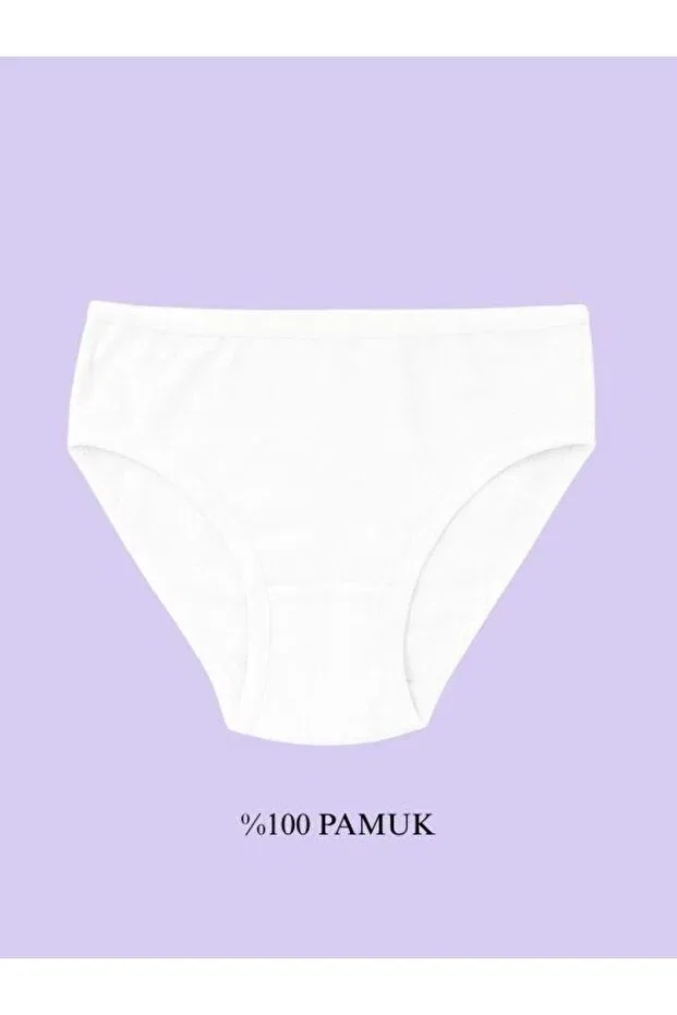 Детские трусы для девочек хлопковые Zekids, White