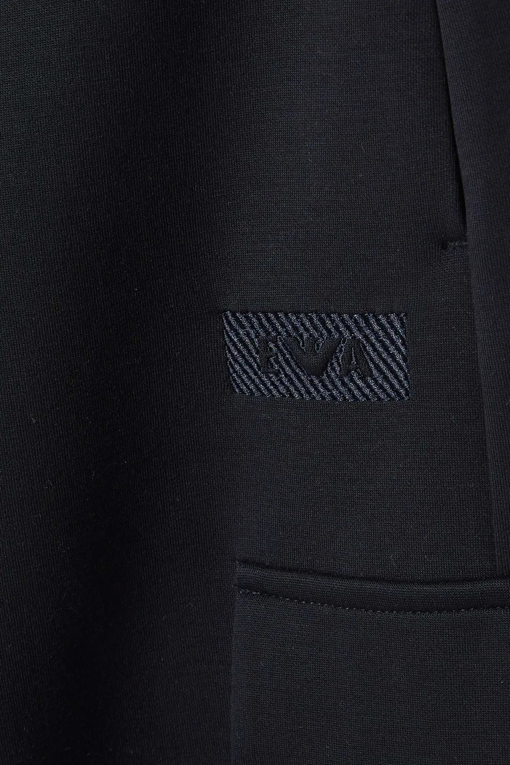 Шорты из футера с карманами Emporio Armani, синий — фото 4