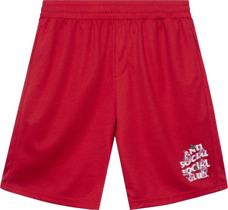 

Шорты Anti Social Social Club Drama Club Mesh Shorts 'Red', красный