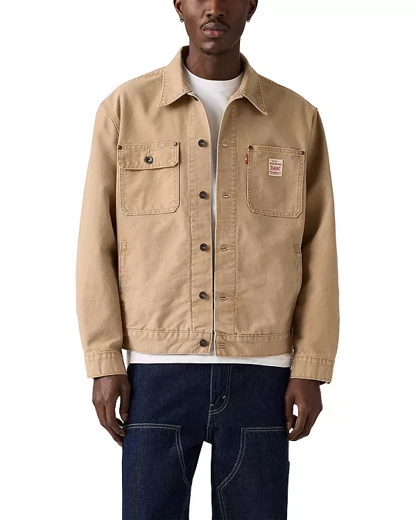 Мужская куртка с принтом Tiger'S Eye Sunrise Trucker Jacket Levi's, Tiger'S Eye