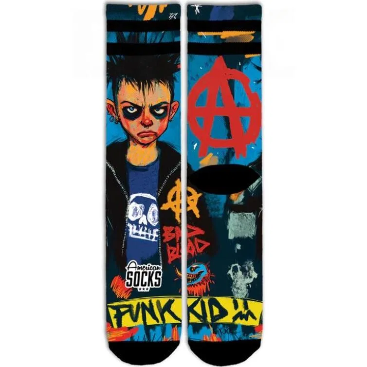 Детские носки с принтом Renegade American Socks, Multicolor