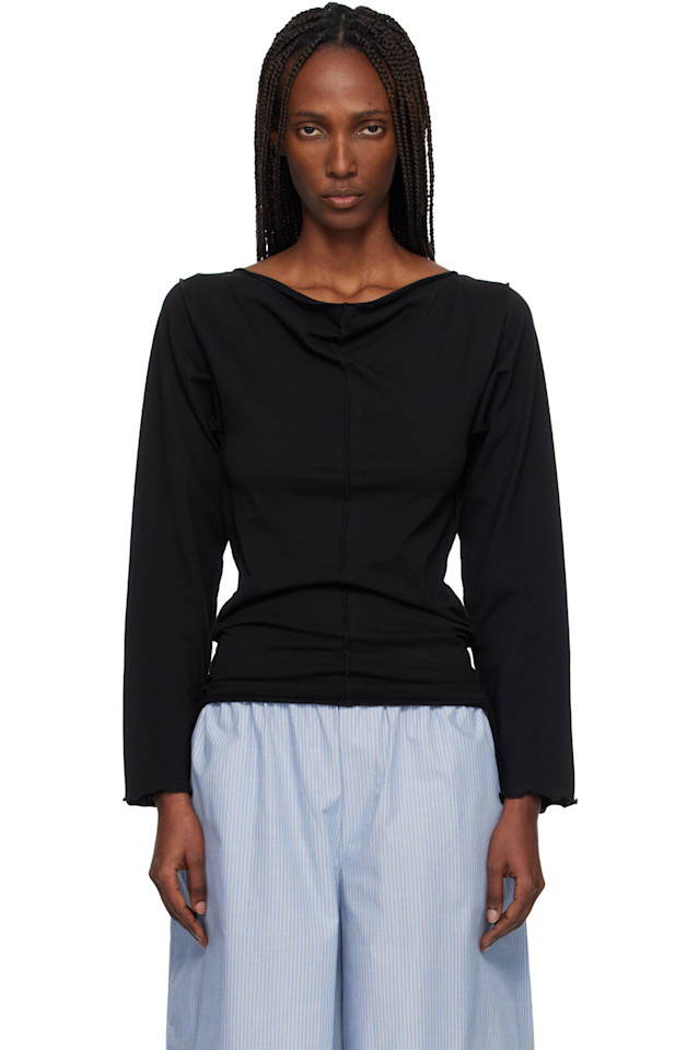 

Футболка с длинными рукавами Daffa Baserange, черный