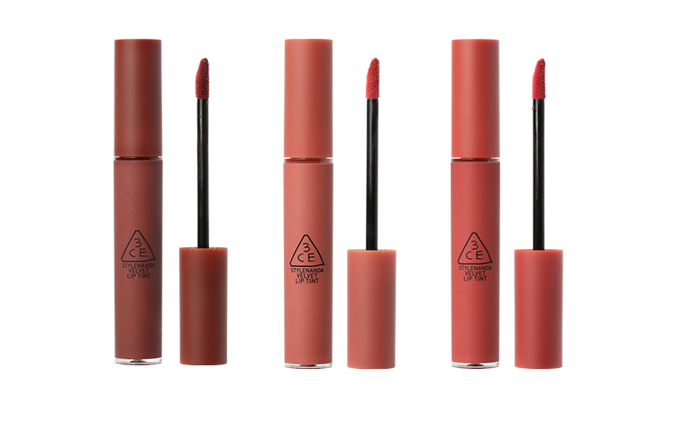 

Вельветовый блеск для губ наборы для макияжа легко растушевываемый матовый тон 3 шт 3CE