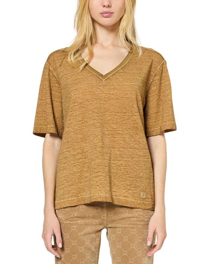 

Футболка Greta Gerard Darel, коричневый/бежевый