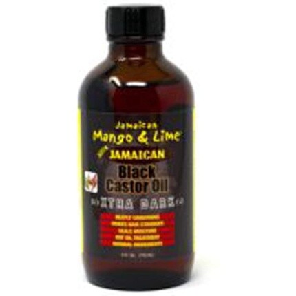 

Черное касторовое масло Extra Dark 118 мл — 100% чистое органическое масло для более сильных и увлажненных волос, Jamaican Mango & Lime