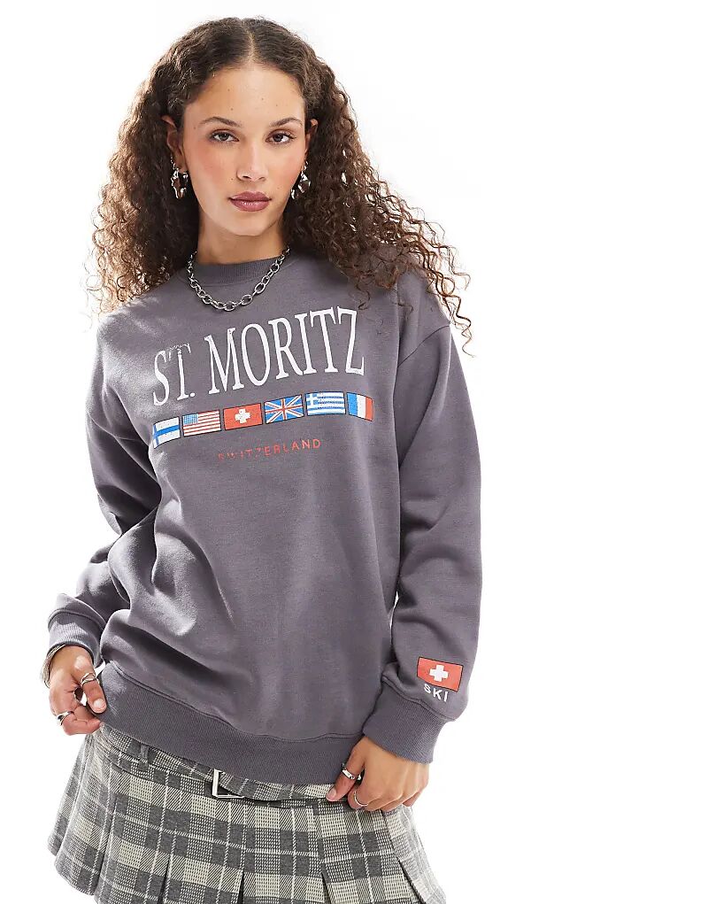 

Толстовка с принтом st moritz Daisy Street