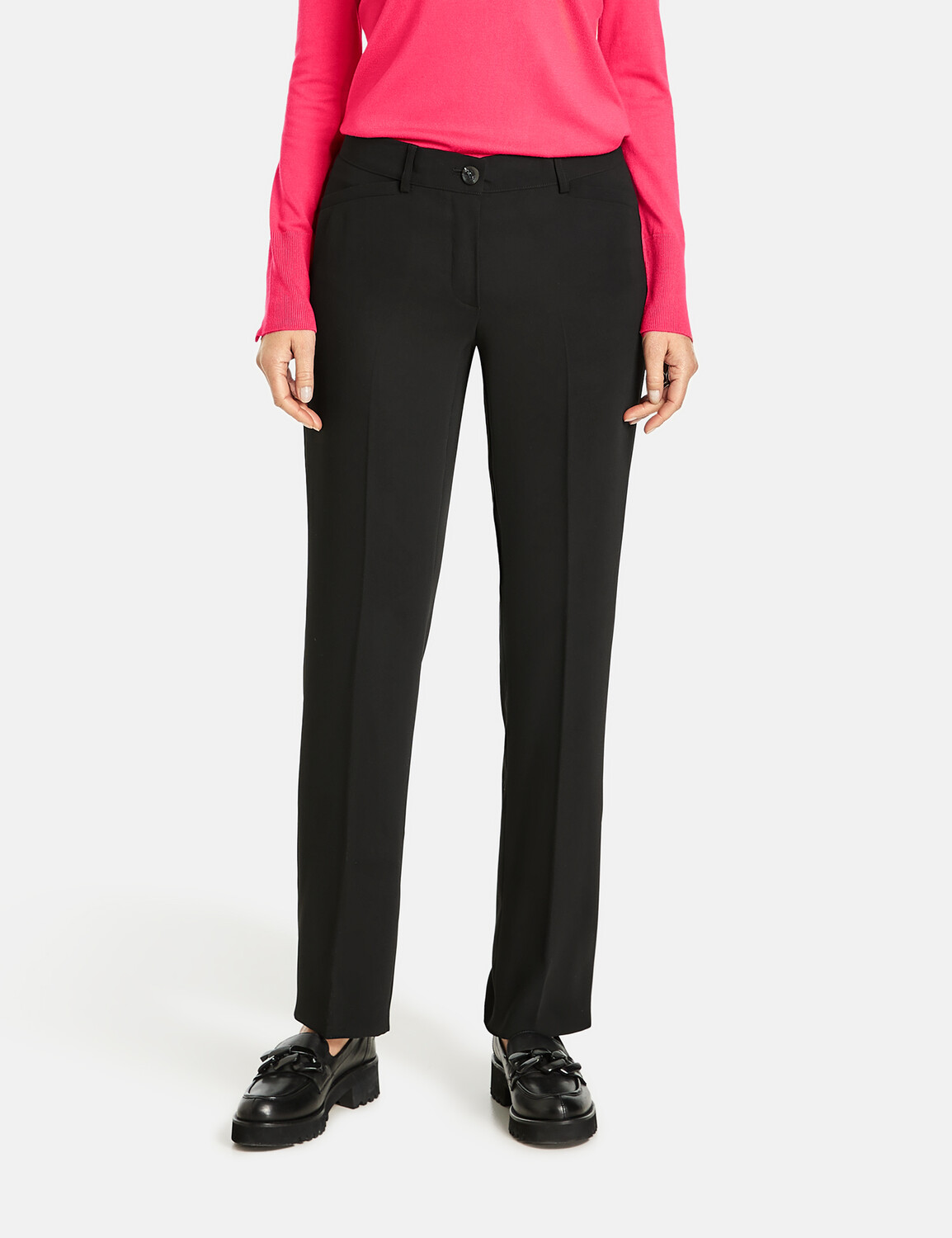 

Брюки Gerry Weber Hose Tuch/Kombi lang, черный