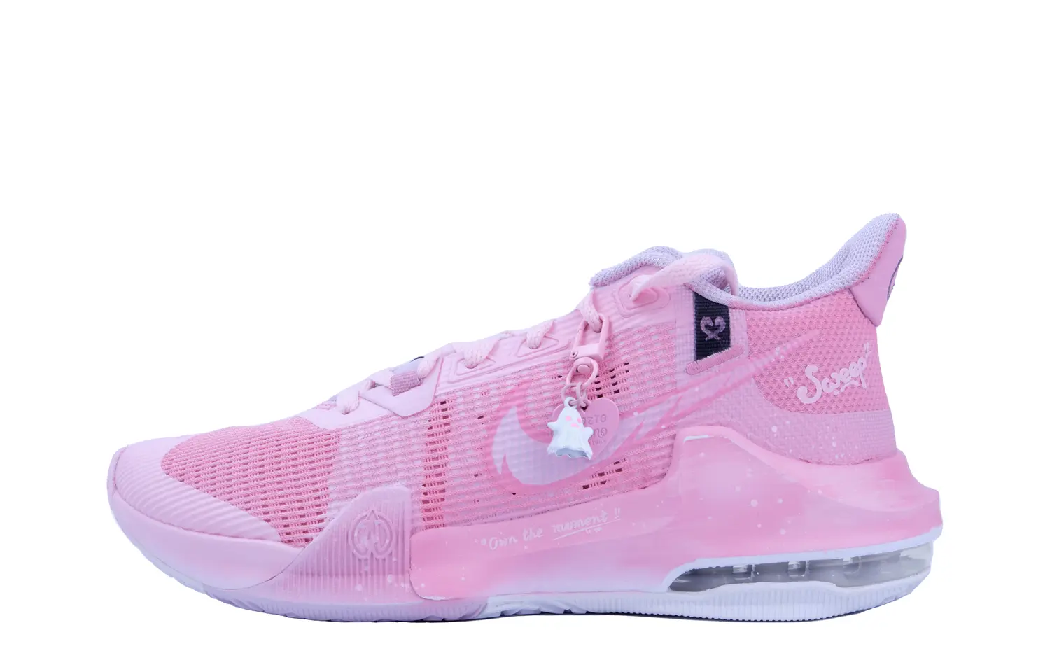 

Баскетбольные кроссовки Air Max Impact Basketball Shoes Unisex Low-Top Pink Nike, розовый