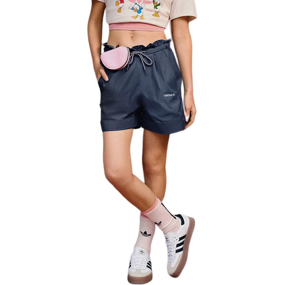 X DISNEY HDL SHORTS W Повседневные шорты Женские Темно-синий Adidas Originals — фото 4