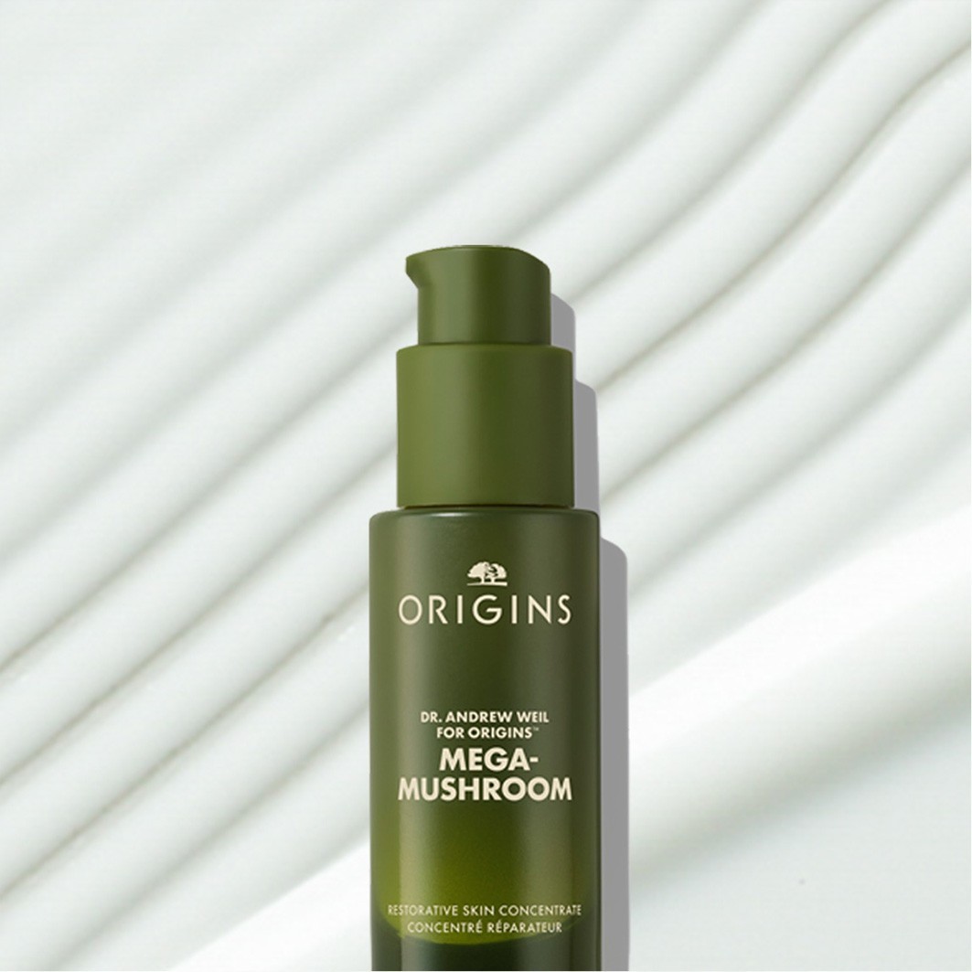 Масло для лица dr. andrew weil for origins dr. weil mega mushroom rescue concentrate Origins, объем 30 мл — фото 3