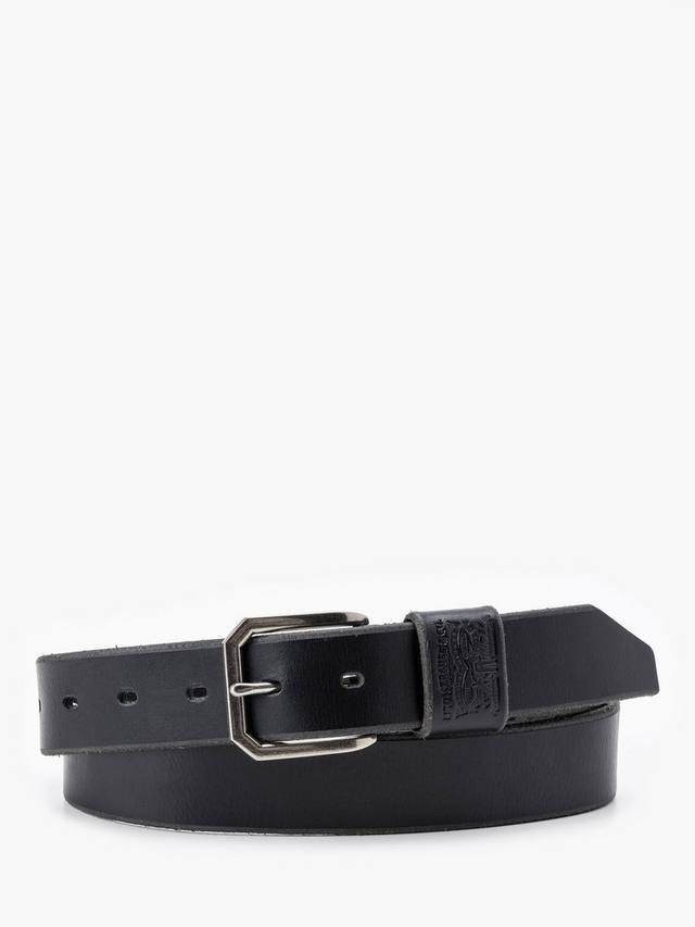 

Широкий кожаный ремень с петлей Levi's, Caviar