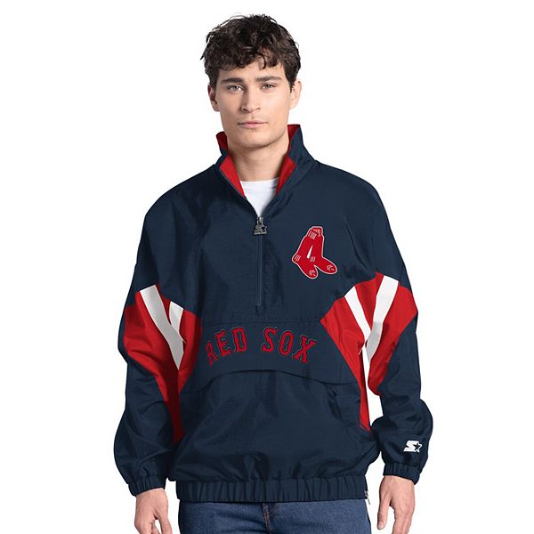 

Мужской полу-зип пуловер Boston Red Sox Cooperstown Chief в темно-синем цвете Starter