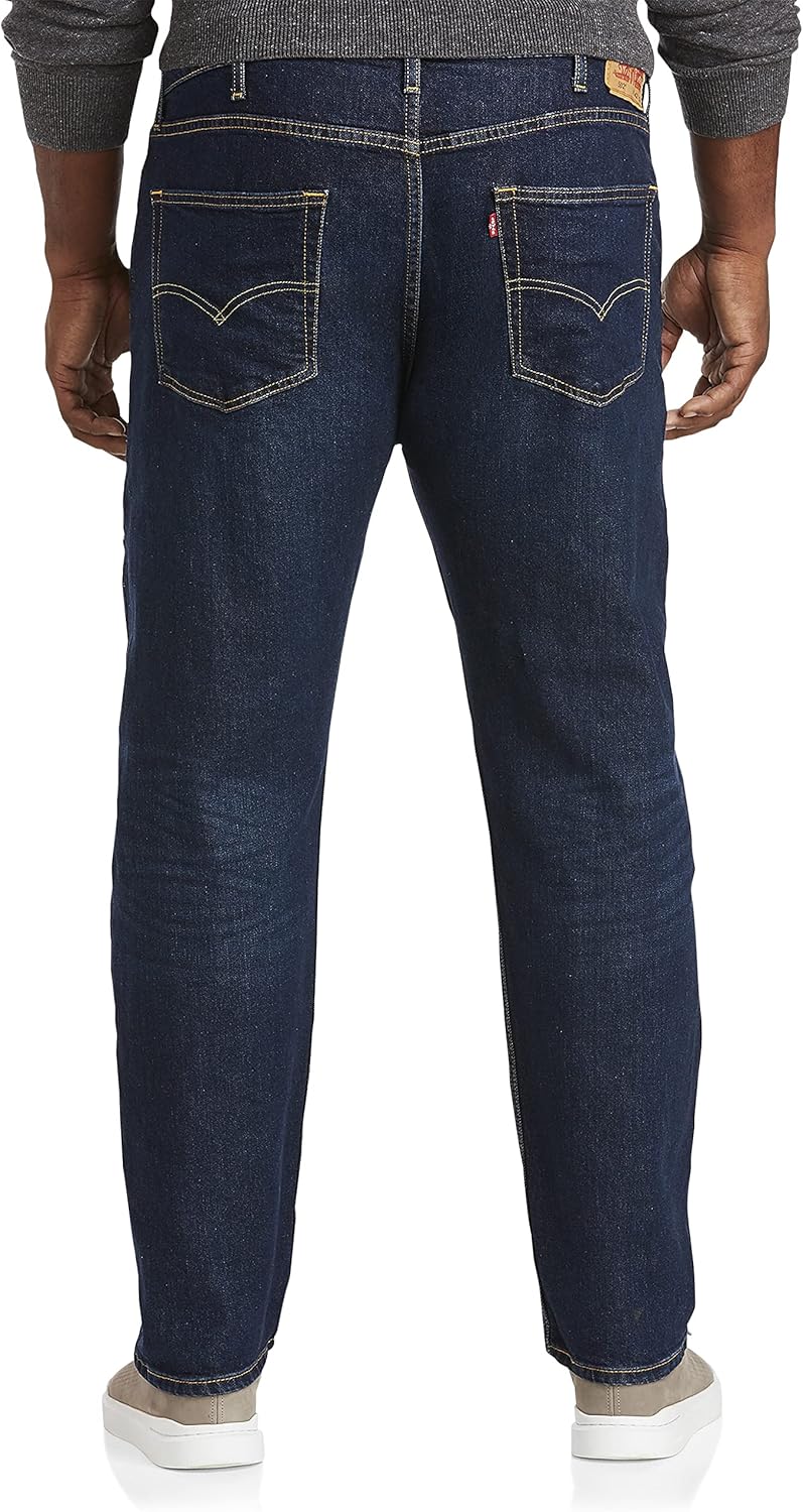 Мужские джинсы Levi's Taper Fit 502 (также доступны в размерах для больших и высоких женщин), (New) Clean Run - Dark Indigo — фото 2
