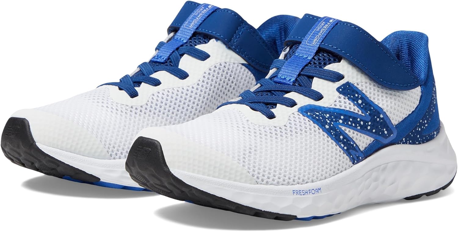 Детские кроссовки для бега New Balance Fresh Foam Arishi V4, белый/синий — фото 2