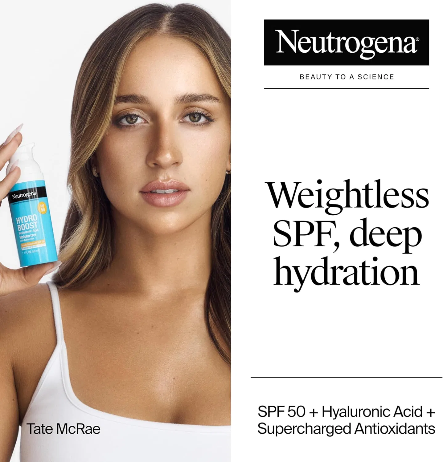 Крем для лица SPF NEUTROGENA Увлажняющий с, Hydro Boost, гиалуроновая кислота — фото 3