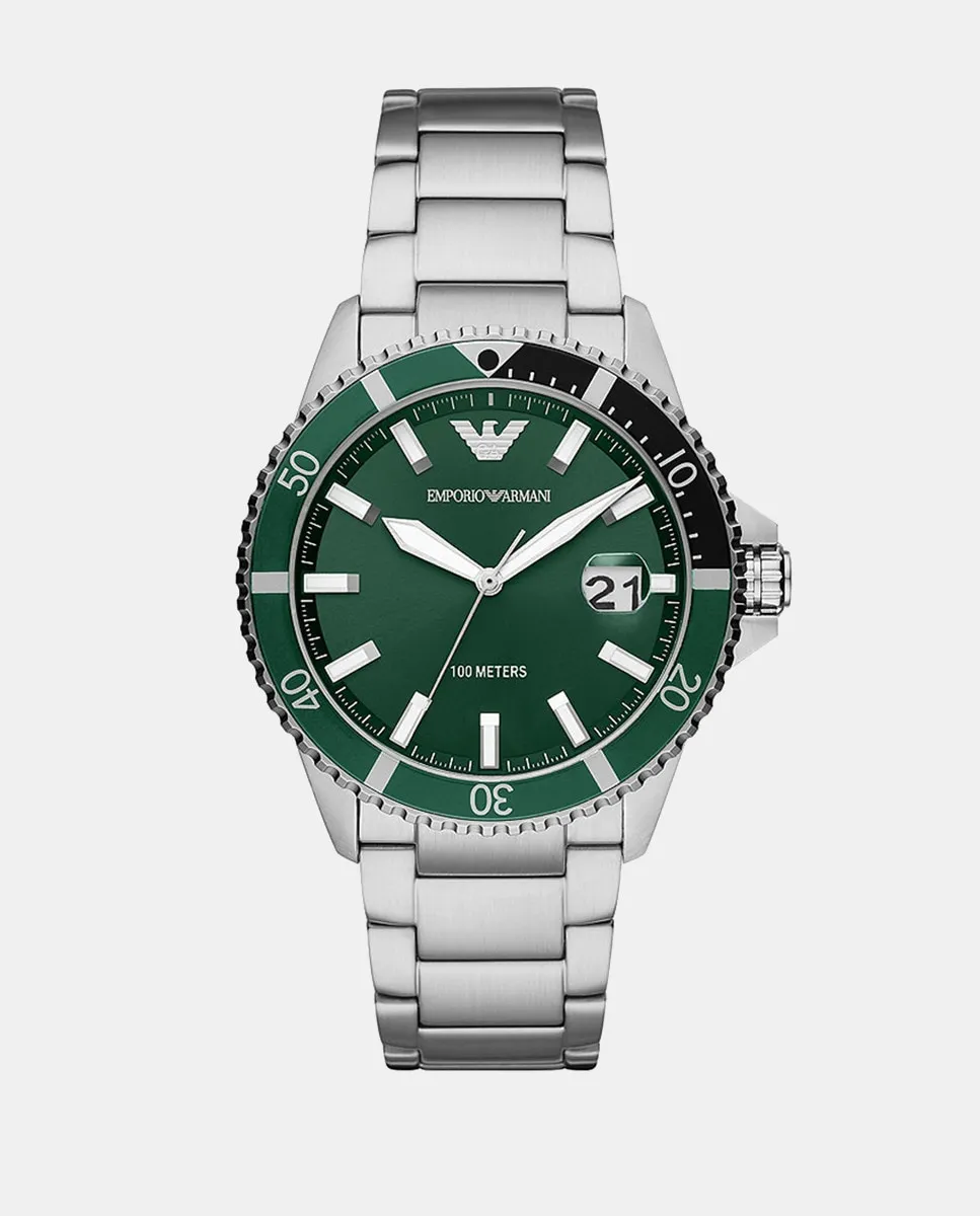 

AR11338 Мужские стальные часы Emporio Armani, серебряный